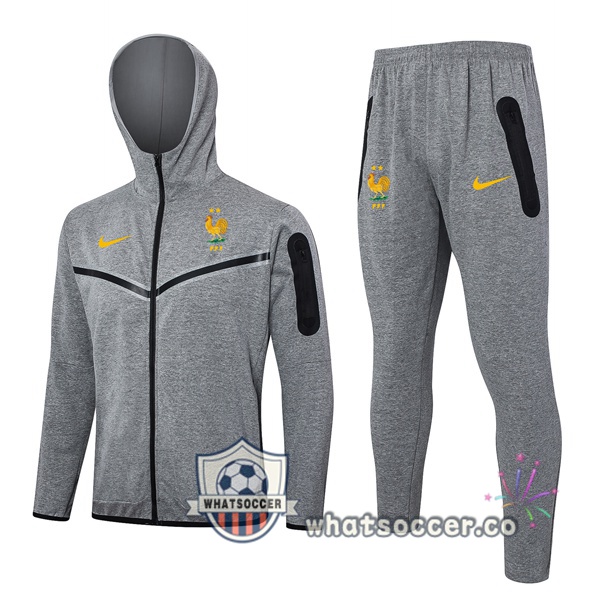Tracksuit - Hooded France Gray 2024-2025