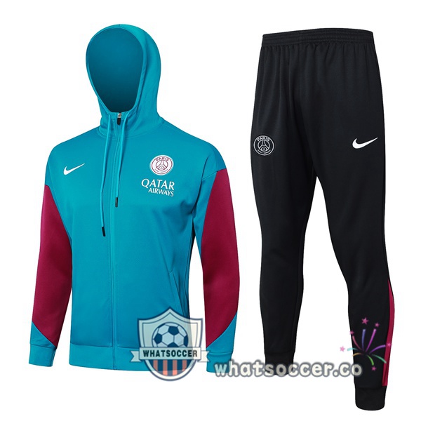 Tracksuit - Hooded Paris PSG Green 2024-2025