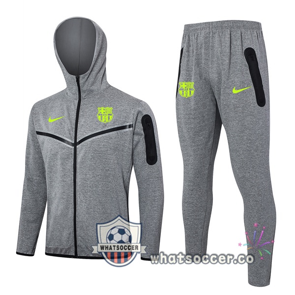 Tracksuit - Hooded FC Barcelona Gray 2024-2025