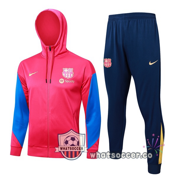 Tracksuit - Hooded FC Barcelona Red 2024-2025