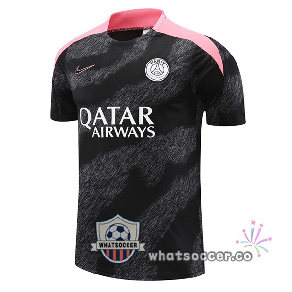 Paris PSG Training T-Shirts Black 2024-2025
