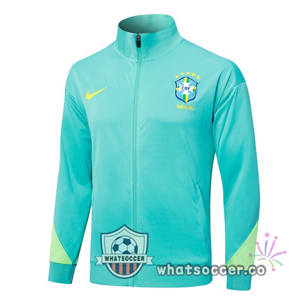 Soccer Jacket Brazil Green 2024-2025