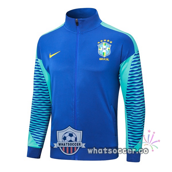 Soccer Jacket Brazil Blue 2024-2025