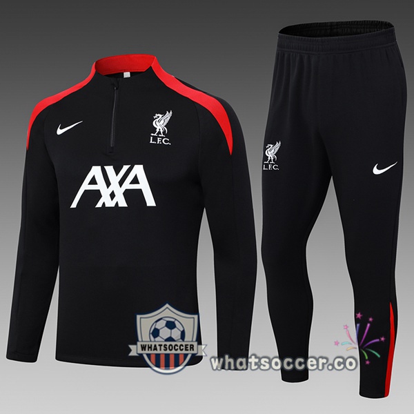 Tracksuit FC Liverpool Kids Black 2024-2025