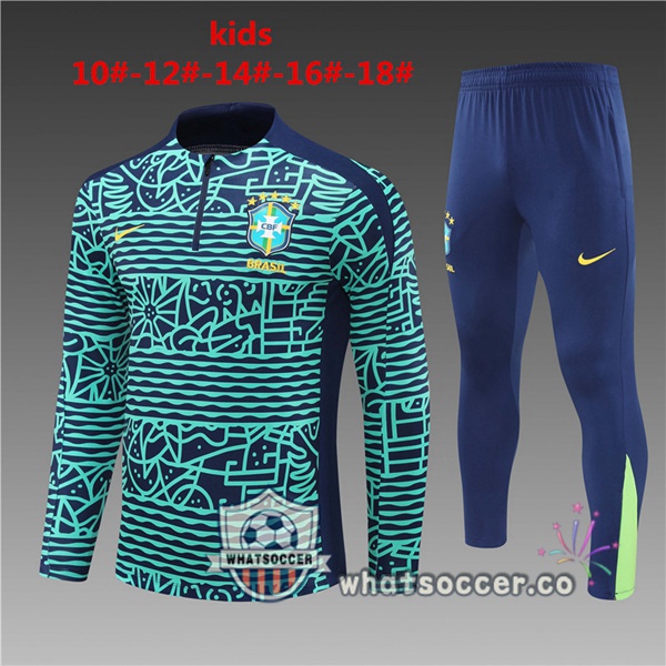 Tracksuit Brazil Kids Green 2024-2025
