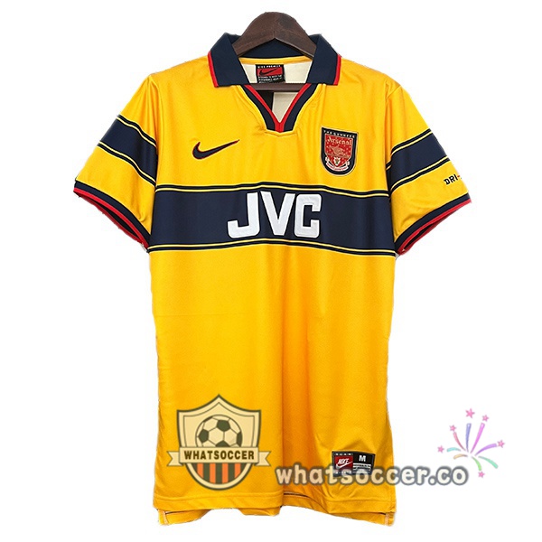 Arsenal Retro Away Yellow 1997-1999