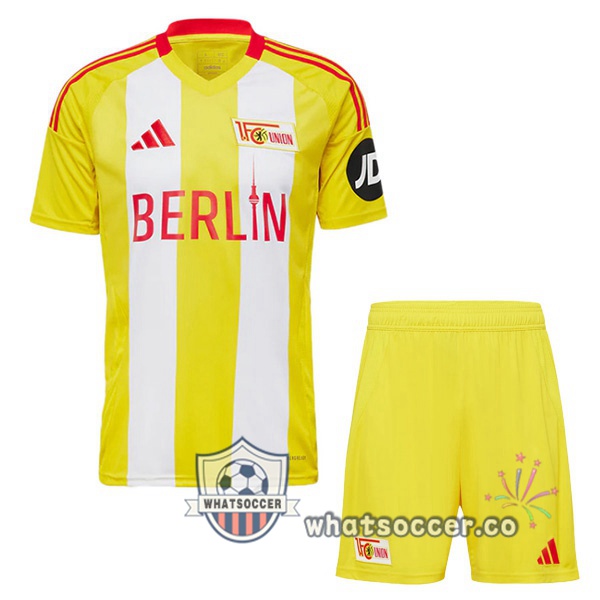 FC Union Berlin Kids Third Soccer Jerseys Yellow 2024-2025