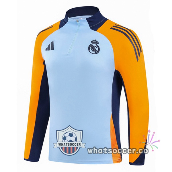 Soccer Sweater Real Madrid White Yellow 2024-2025