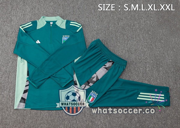 Tracksuit Italy Green 2024-2025
