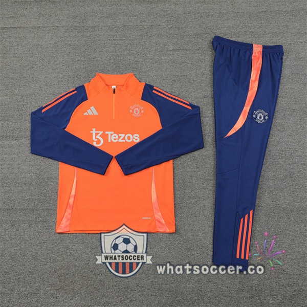 Tracksuit Manchester United Orange 2024-2025
