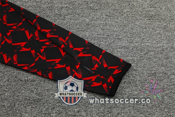 Tracksuit Manchester United Black Red 2024-2025