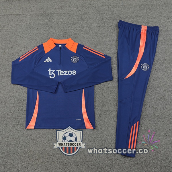 Tracksuit Manchester United Blue Royal 2024-2025
