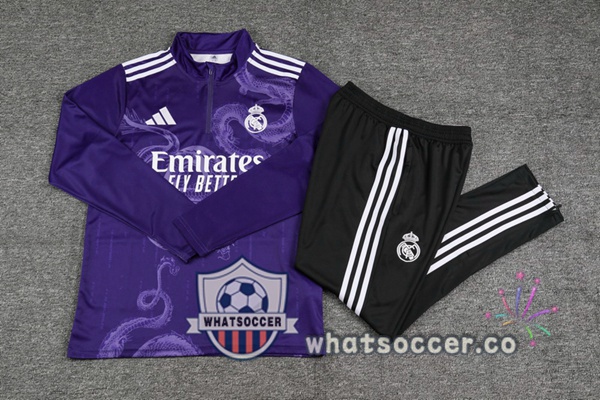 Tracksuit Real Madrid Purple 2024-2025