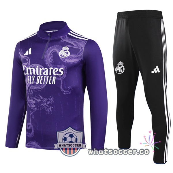 Tracksuit Real Madrid Purple 2024-2025