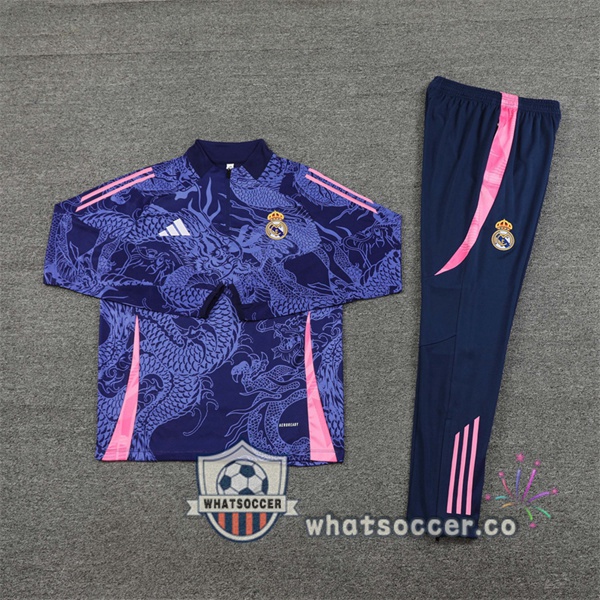 Tracksuit Real Madrid Blue Royal 2024-2025