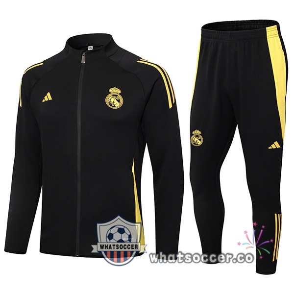 Training Jacket Real Madrid Black 2024-2025