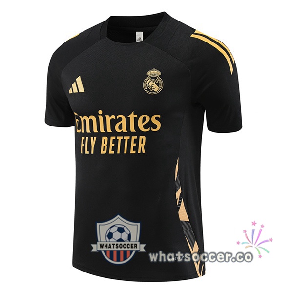 Real Madrid Training T-Shirts Black 2024-2025