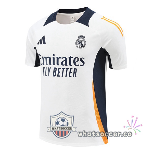 Real Madrid Training T-Shirts White 2024-2025