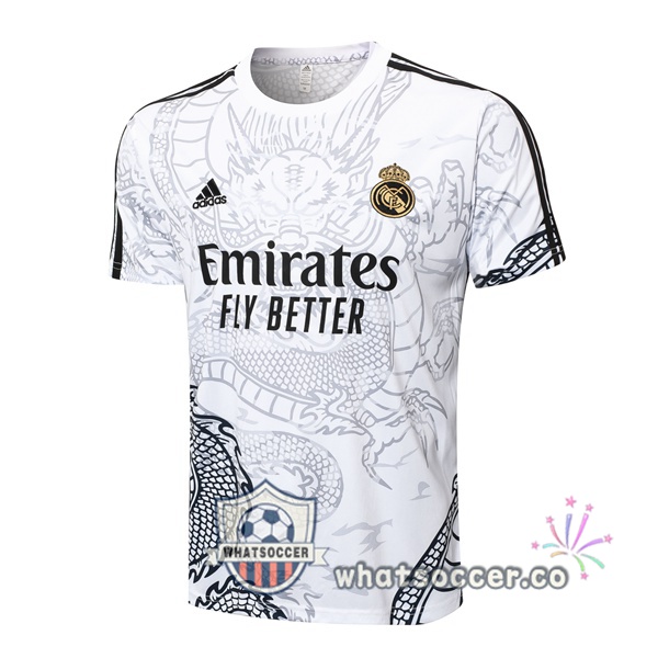 Real Madrid Training T-Shirts White 2024-2025
