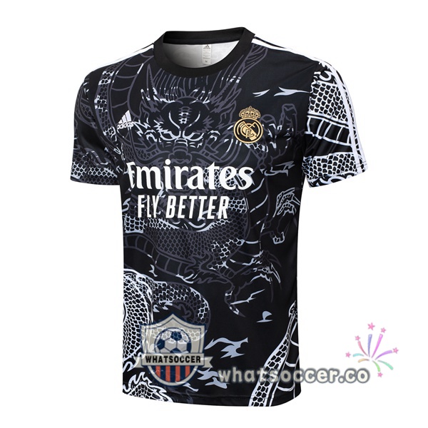 Real Madrid Training T-Shirts Black 2024-2025