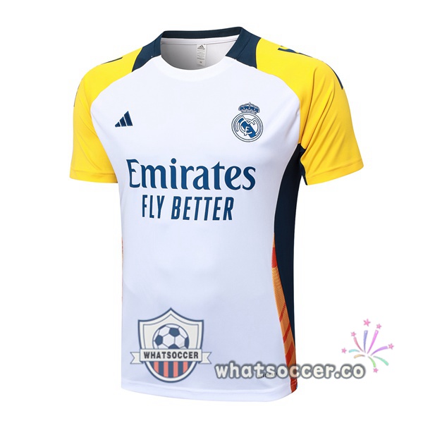 Real Madrid Training T-Shirts White 2024-2025