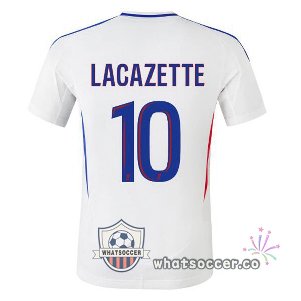 Olympique Lyonnais (LACAZETTE 10) Home Soccer Jerseys White 2024-2025