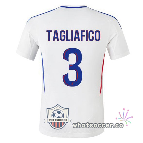Olympique Lyonnais (TAGLIAFICO 3) Home Soccer Jerseys White 2024-2025