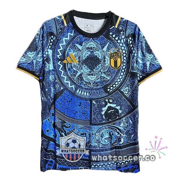 Italy Special Edition Soccer Jerseys Blue 2024-2025