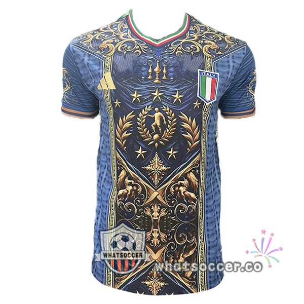 Italy Special Edition Soccer Jerseys Blue 2024-2025