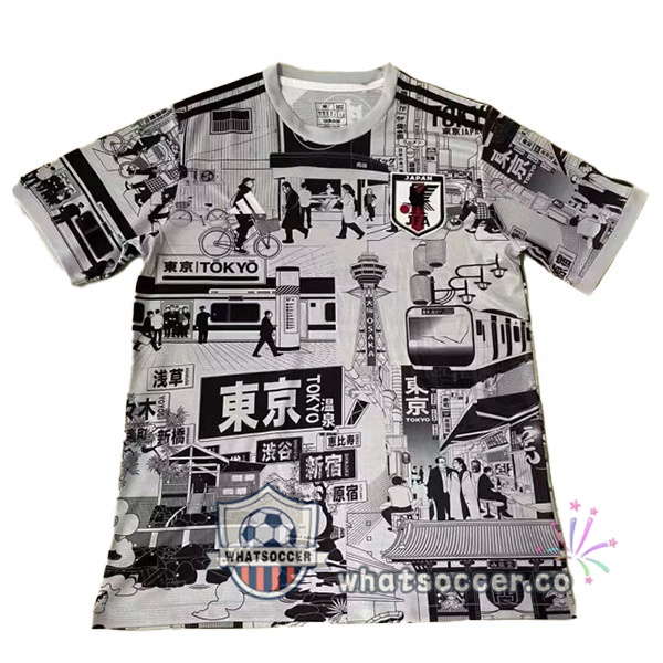 Japan Special Edition Soccer Jerseys White Black 2024-2025