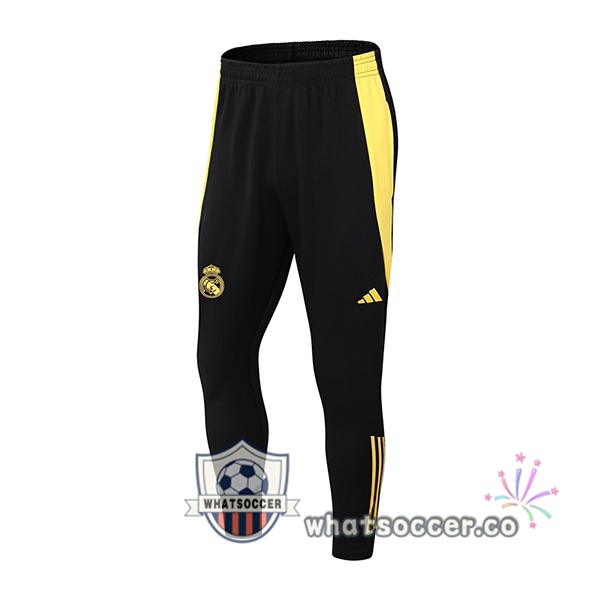 Real Madrid Soccer Pants Black 2024-2025