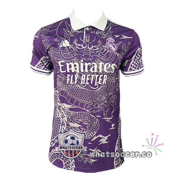 Real Madrid Special Edition Soccer Jerseys Purple 2024-2025