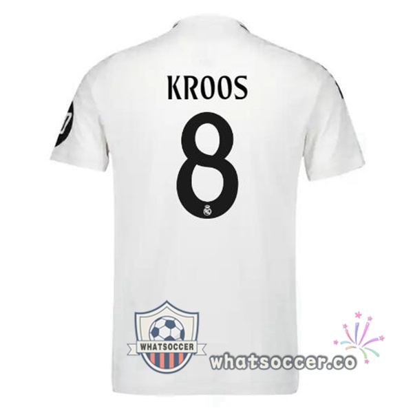 Real Madrid (Kroos 8) Home Soccer Jerseys White 2024-2025