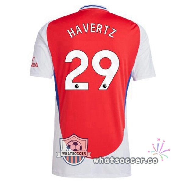 Arsenal (HAGreenZ 29) Home Soccer Jerseys Red White 2024-2025