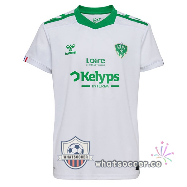 AS St Etienne Away Soccer Jerseys White 2024-2025