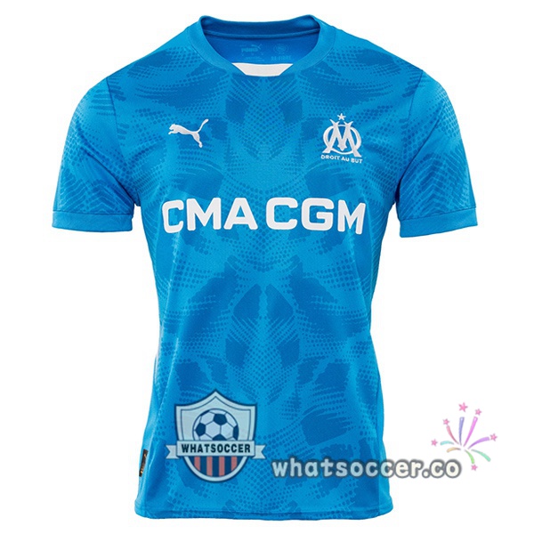 Olympique de Marseille Goalkeeper Soccer Jerseys Blue 2024-2025