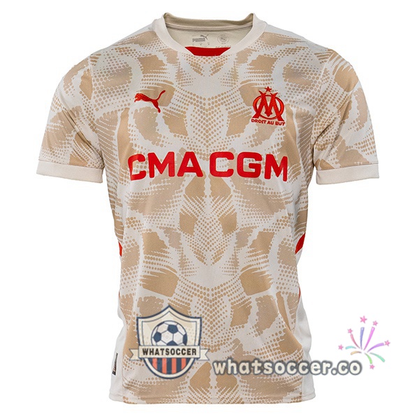 Olympique de Marseille Goalkeeper Soccer Jerseys Orange 2024-2025
