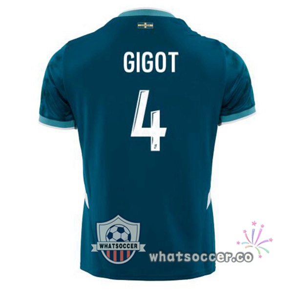 Olympique de Marseille (GIGOT 4) Away Soccer Jerseys Blue 2024-2025