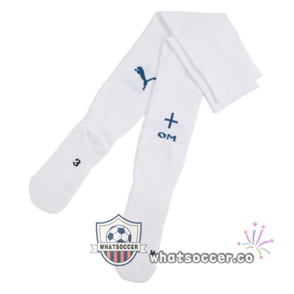 Olympique de Marseille Home Soccer Jerseys White 2024-2025