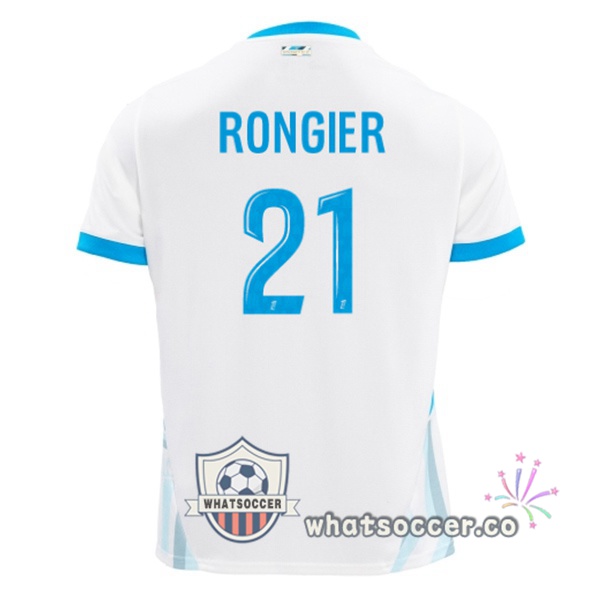 Olympique de Marseille (RONGIER 21) Home Soccer Jerseys White 2024-2025