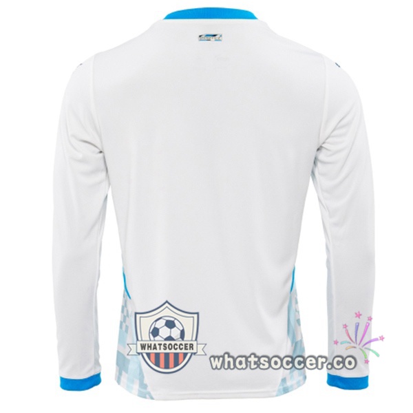 Olympique de Marseille Home Soccer Jerseys Long Sleeve White 2024-2025