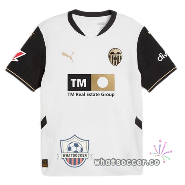 Valencia CF Home Soccer Jerseys White 2024-2025