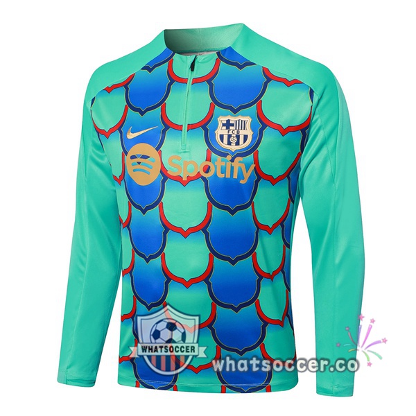 Soccer Sweater FC Barcelona Green 2024-2025