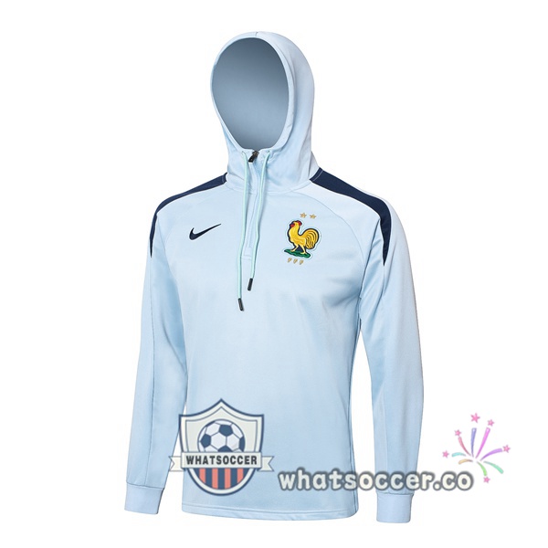 Hooded Sweatshirt France Blue 2024-2025