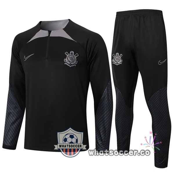 Tracksuit Corinthians Black 2024-2025