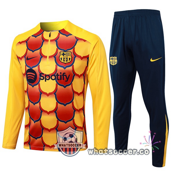 Tracksuit FC Barcelona Yellow 2024-2025