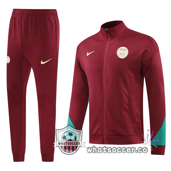 Training Jacket Paris PSG Red 2024-2025
