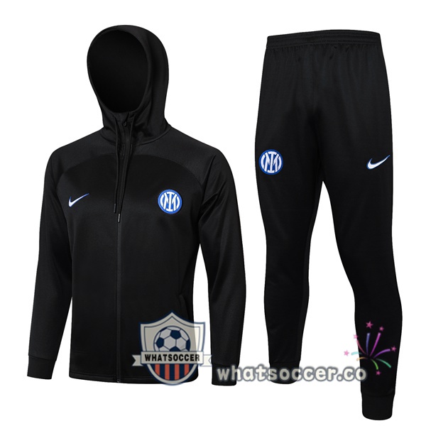 Tracksuit - Hooded Inter Milan Black 2024-2025