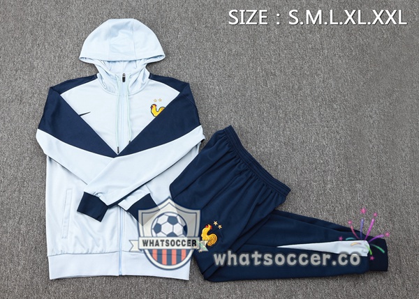 Tracksuit - Hooded France Blue 2024-2025