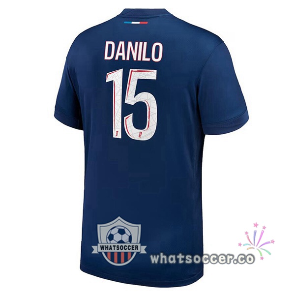 Paris PSG (Danilo 15) Home Soccer Jerseys Blue Royal 2024-2025